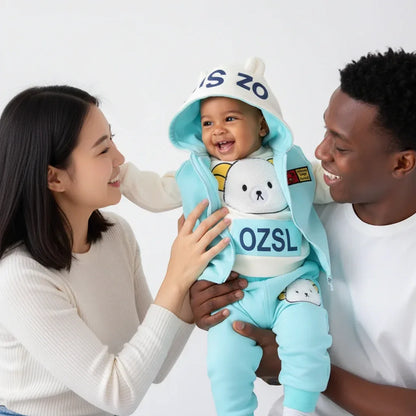 Baby Winter Fleece Set – Complete Cozy Warmth for Cold Days - LunaKit Baby