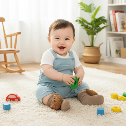 Baby Bear Anti-Slip Socks – Warm, Safe Steps for Little Feet - LunaKit Baby