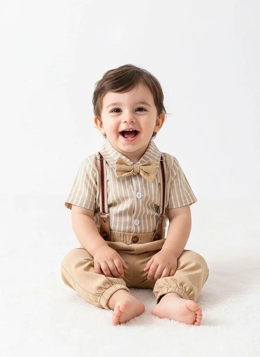 Baby Boy Gentleman Outfit Set – Smart Style for Special Moments - LunaKit Baby