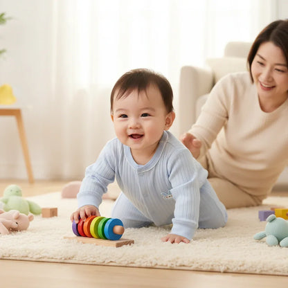 Baby Premium Cotton Romper – Superior Comfort for Growing Babies - LunaKit Baby