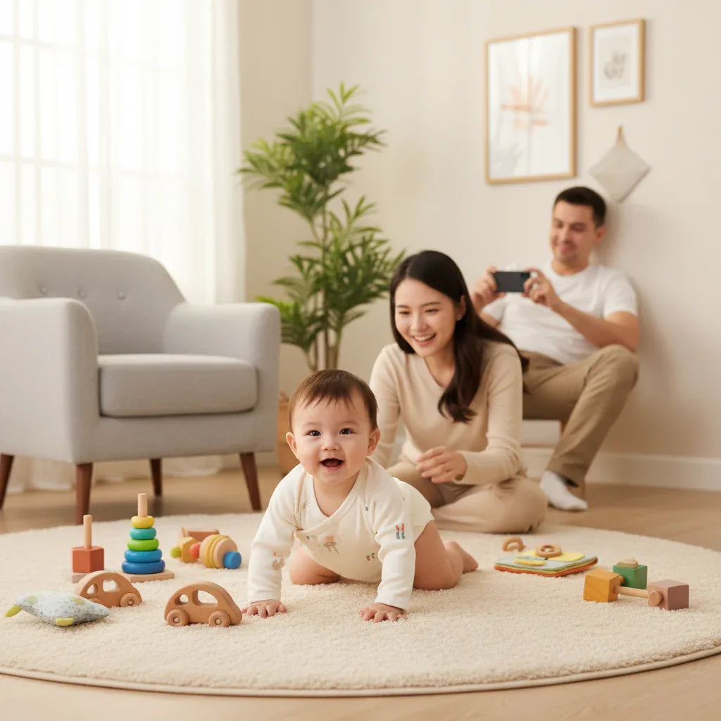 Baby Cotton Autumn Romper – Soft Comfort for Cozy Little Days - LunaKit Baby