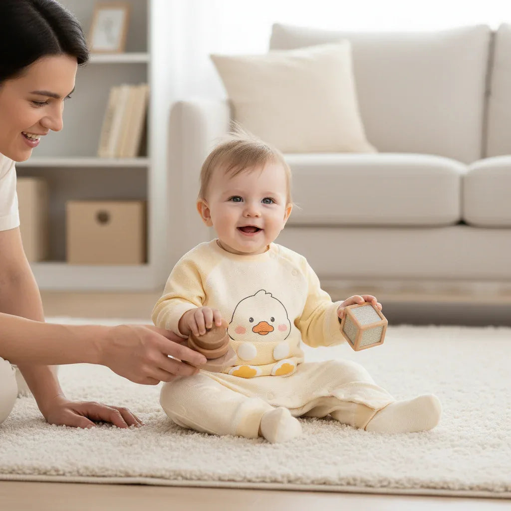 Baby Winter Cotton Jumpsuit – Cozy Warmth for Little Adventures - LunaKit Baby