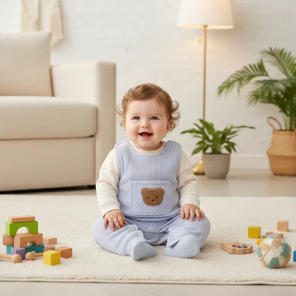 Baby Cotton 2-Piece Autumn Outfit Set – Cozy Style for Little Explorers - LunaKit Baby