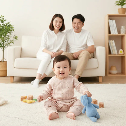 Newborn Cotton Jumpsuit – Pure Comfort for First Little Moments - LunaKit Baby