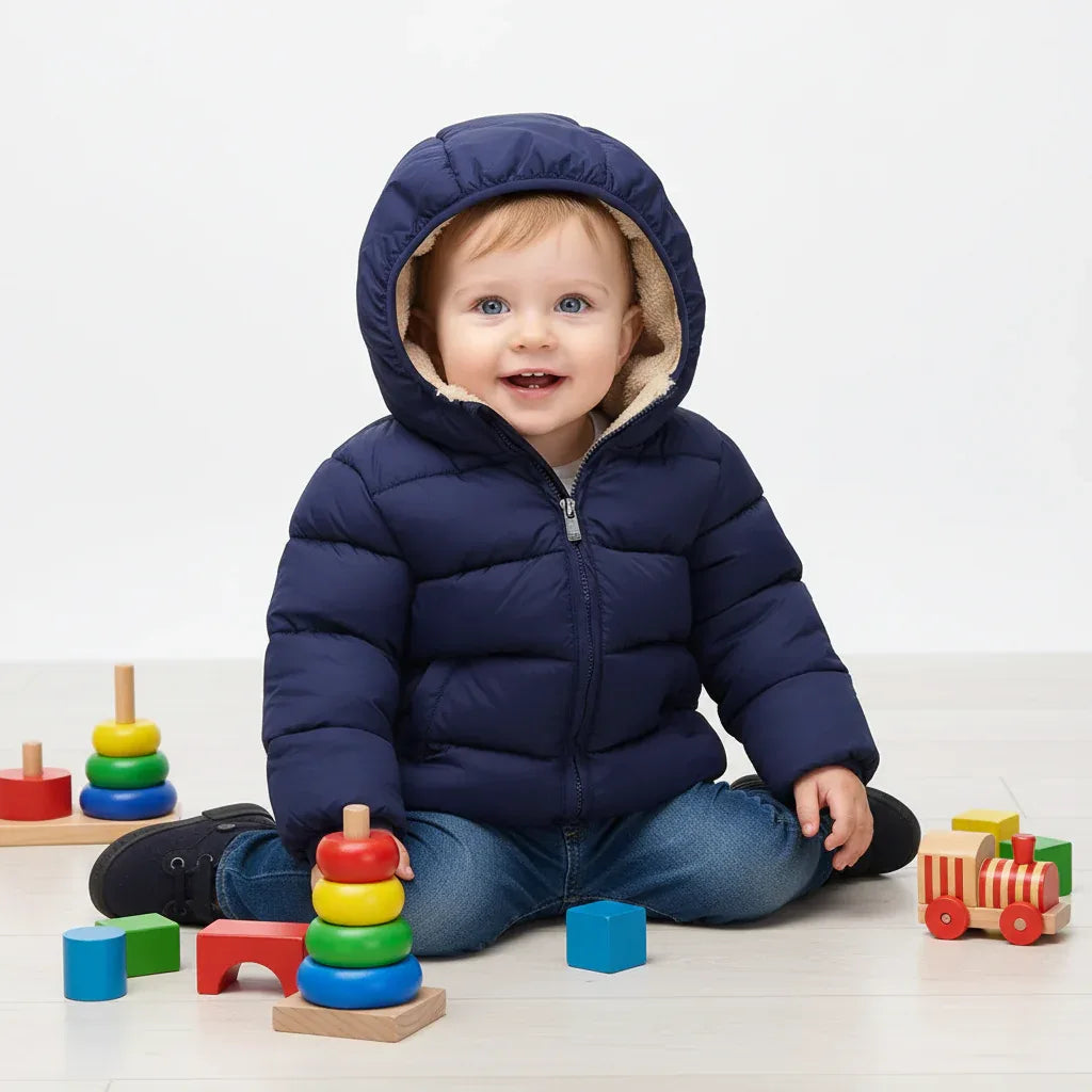Kids Plush Winter Jacket – Cozy Protection for Cold Adventures - LunaKit Baby
