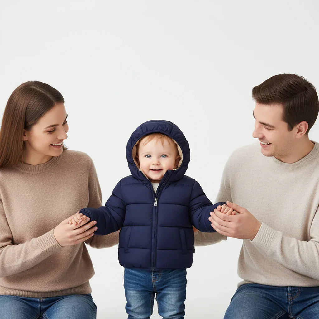 Kids Plush Winter Jacket – Cozy Protection for Cold Adventures - LunaKit Baby