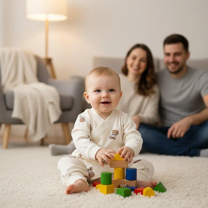 Baby Cotton 2-Piece Outfit Set – Soft Comfort for Cozy Days - LunaKit Baby