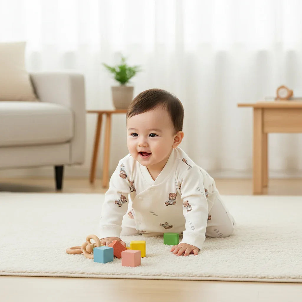 Baby Cotton 2-Piece Outfit Set – Soft Comfort for Cozy Days - LunaKit Baby