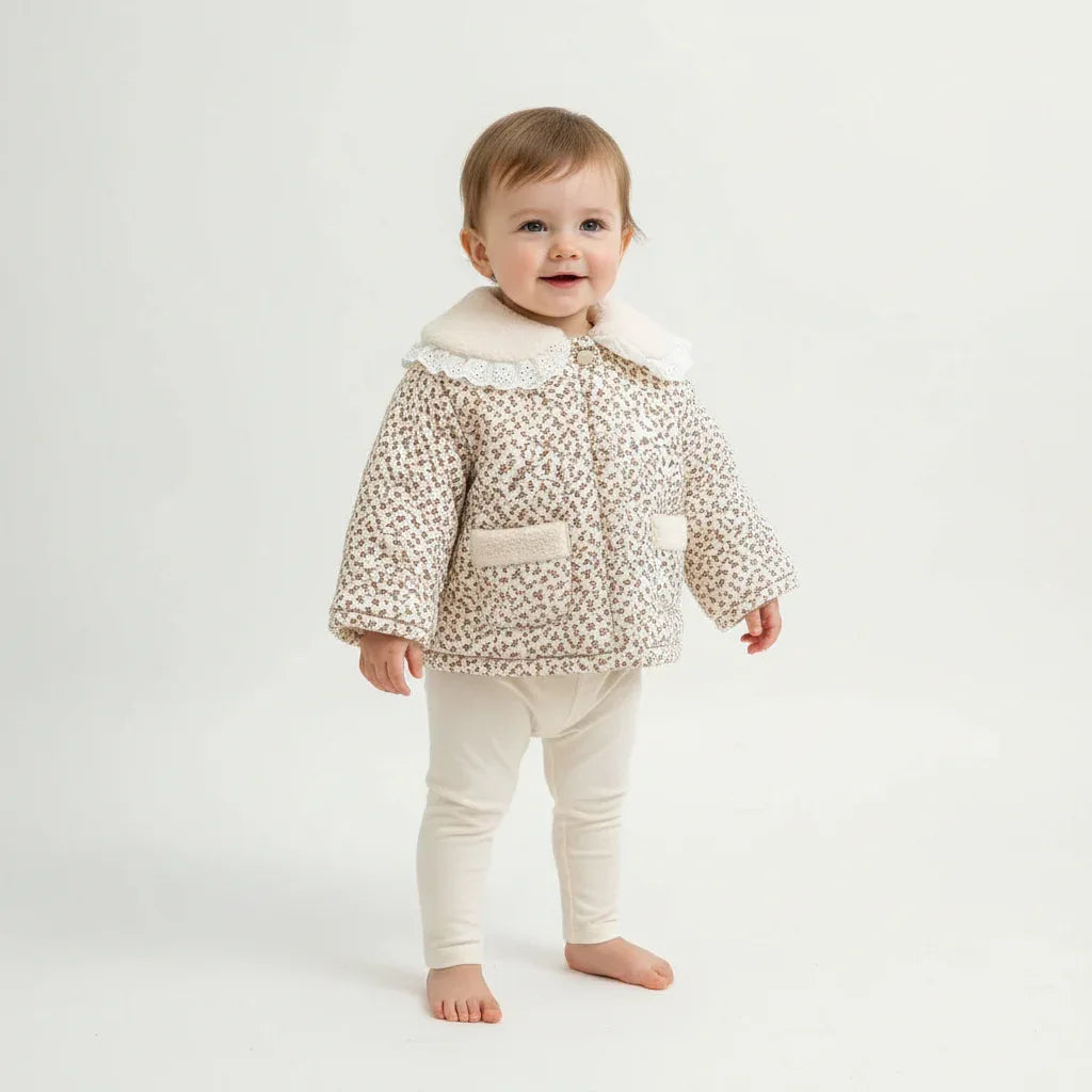 Baby Girl Winter Jacket – Elegant Warmth for Chilly Days - LunaKit Baby