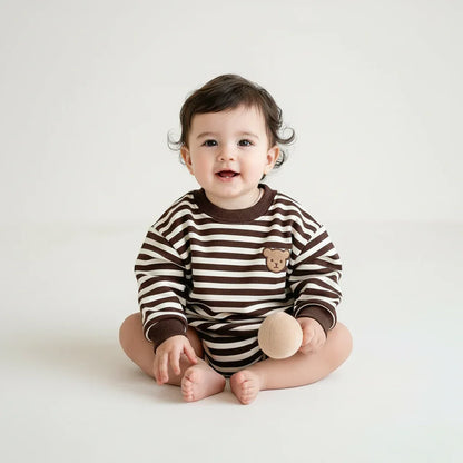 Baby Korean Style Sweatshirt – Cozy Fleece Warmth for Winter - LunaKit Baby