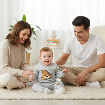 Baby Fleece Tracksuit – Cozy Warmth for Active Little Days - LunaKit Baby