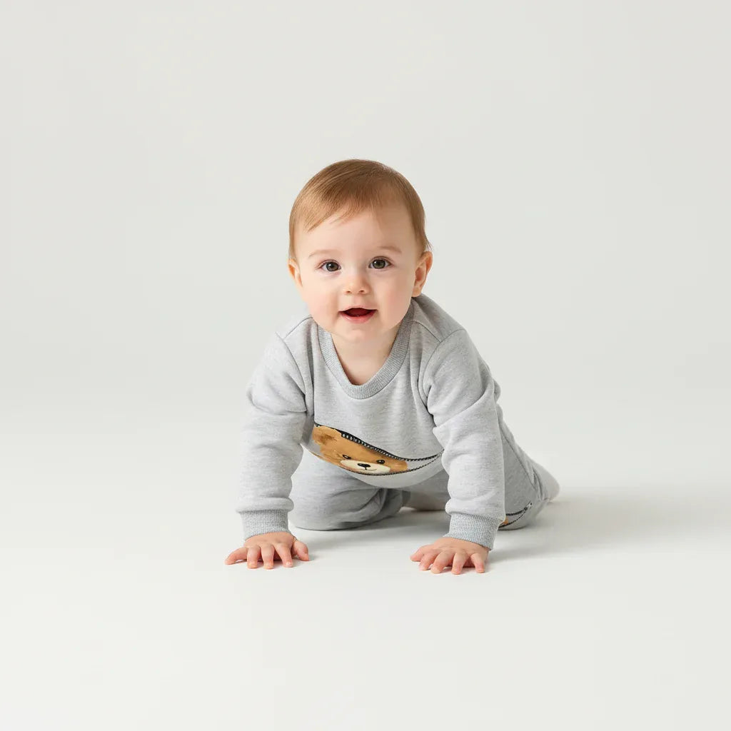 Baby Fleece Tracksuit – Cozy Warmth for Active Little Days - LunaKit Baby