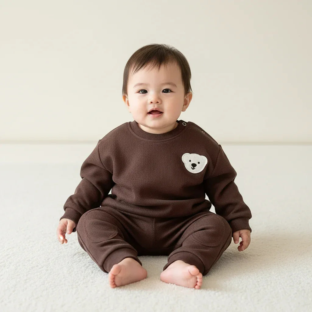 Baby Outfit Set – Soft Everyday Comfort with Playful Charm - LunaKit Baby
