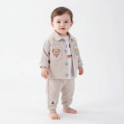 Baby Korean Style Outfit Set – Modern Comfort for Stylish Days - LunaKit Baby