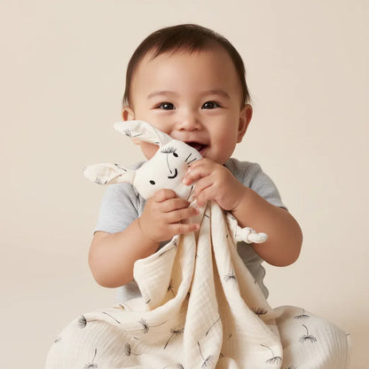 Baby Muslin Comfort Blanket – Soft Calm for Little Moments - LunaKit Baby