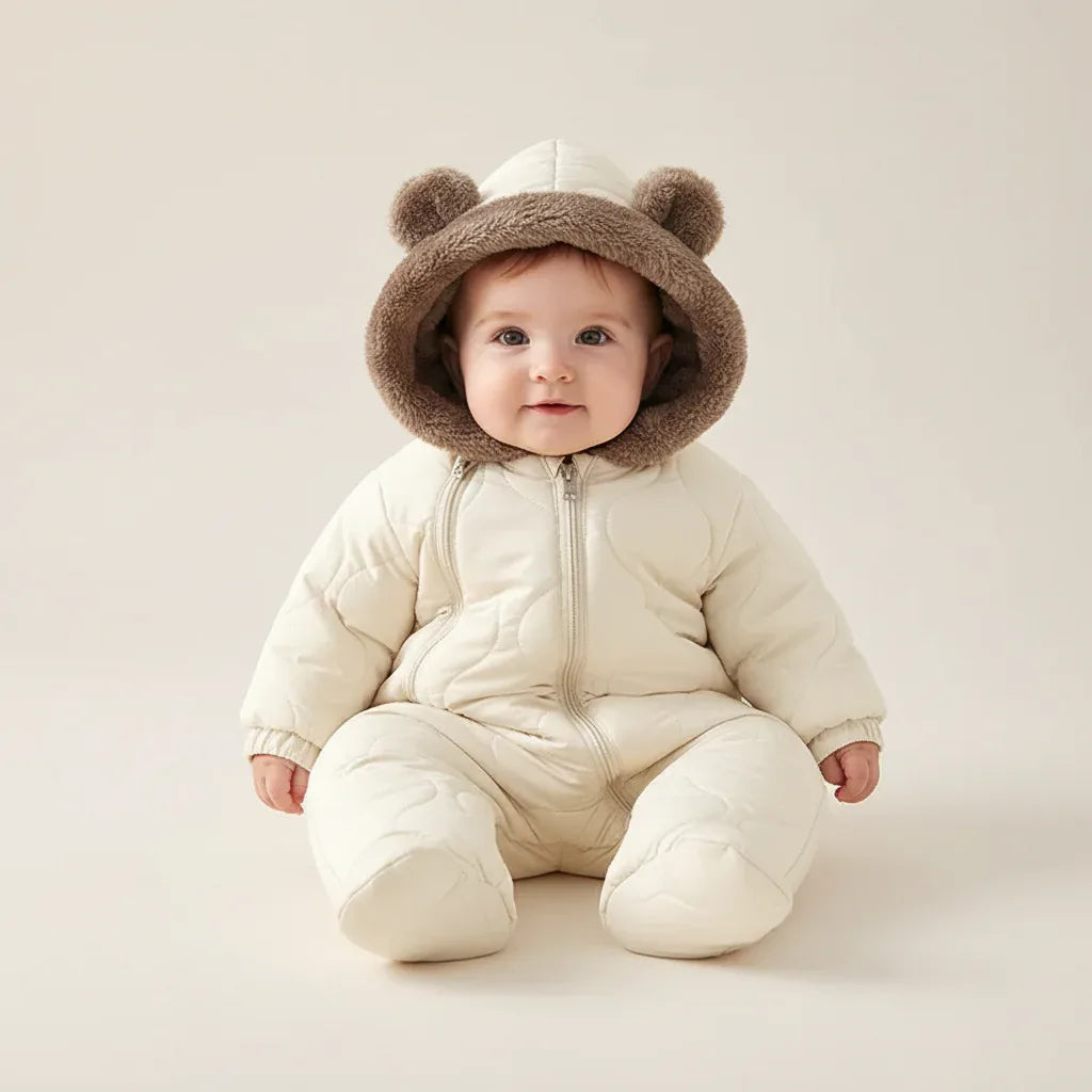 Baby Winter Fleece Snowsuit – Ultimate Warmth for Cold Days - LunaKit Baby