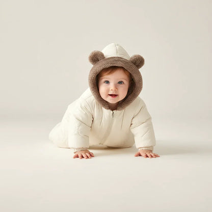 Baby Winter Fleece Snowsuit – Ultimate Warmth for Cold Days - LunaKit Baby