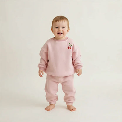 Baby Fleece Outfit Set – Cozy Warmth for Autumn & Winter Days - LunaKit Baby
