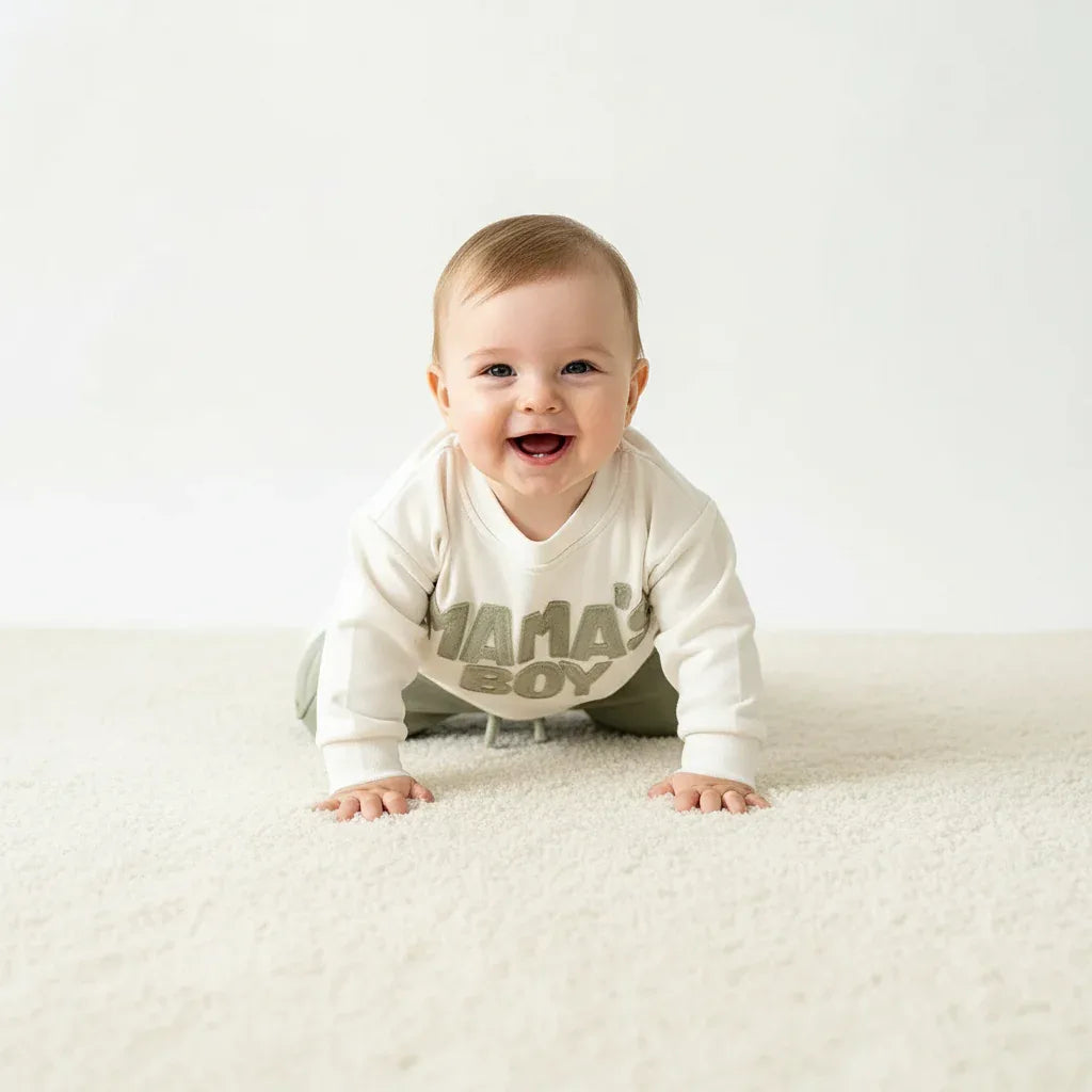 Mama’s Boy Baby Outfit Set – Cozy Style for Sweet Little Moments - LunaKit Baby