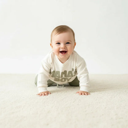 Mama’s Boy Baby Outfit Set – Cozy Style for Sweet Little Moments - LunaKit Baby