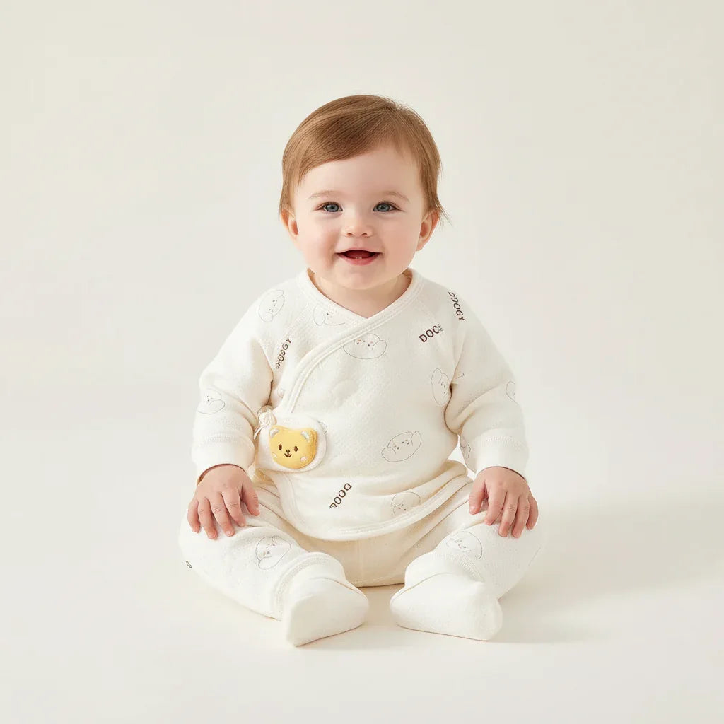 Baby Cotton Thermal Underwear Set – Warm Comfort for Cold Nights - LunaKit Baby