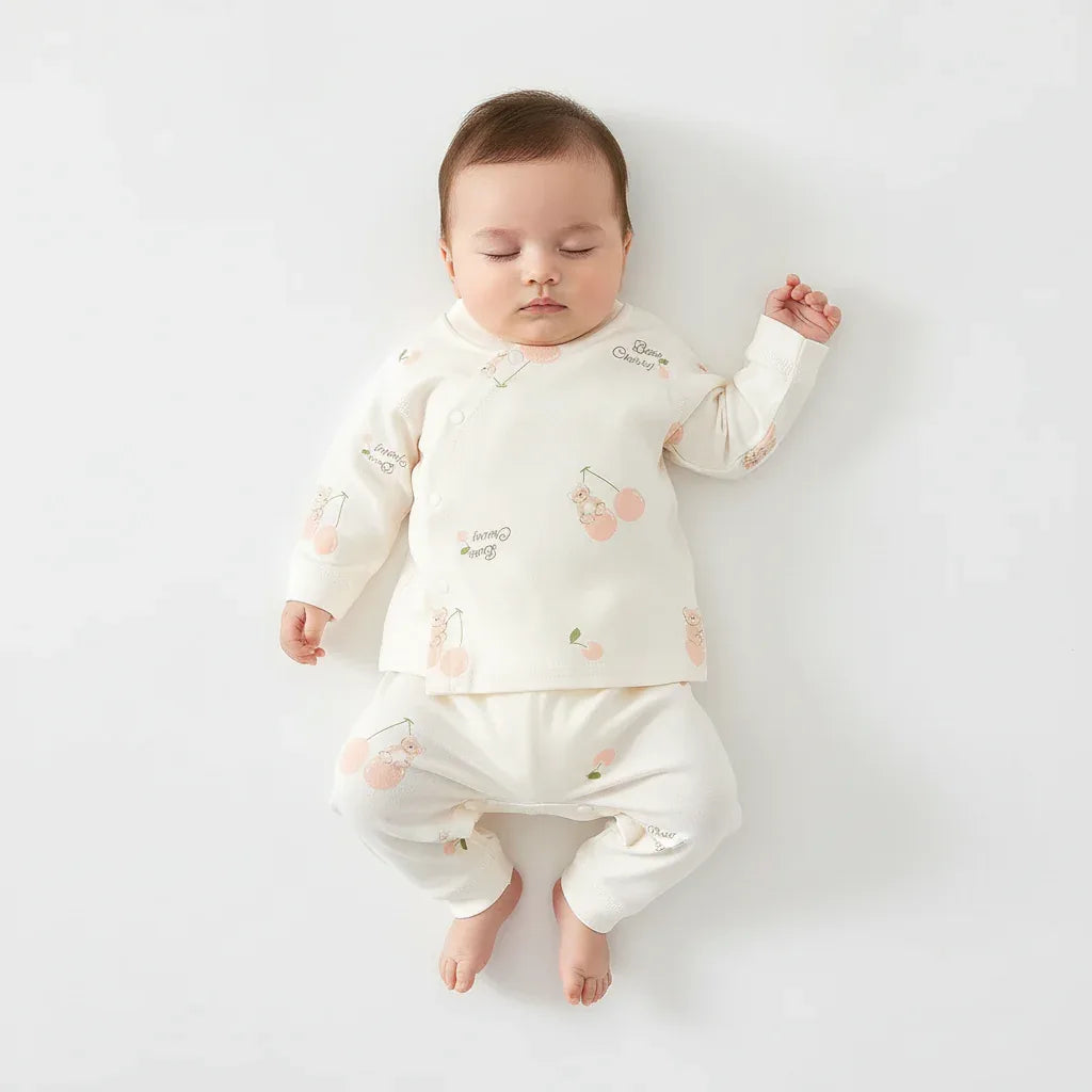 Baby Cotton 2-Piece Outfit Set – Soft Comfort for Cozy Days - LunaKit Baby
