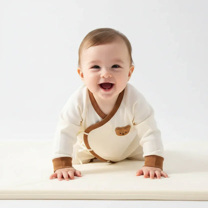 Newborn Cotton All-Season Jumpsuit – Gentle Comfort Year-Round - LunaKit Baby