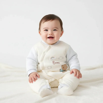 Baby Pure Cotton Winter Outfit – Premium Warmth for Cold Days - LunaKit Baby