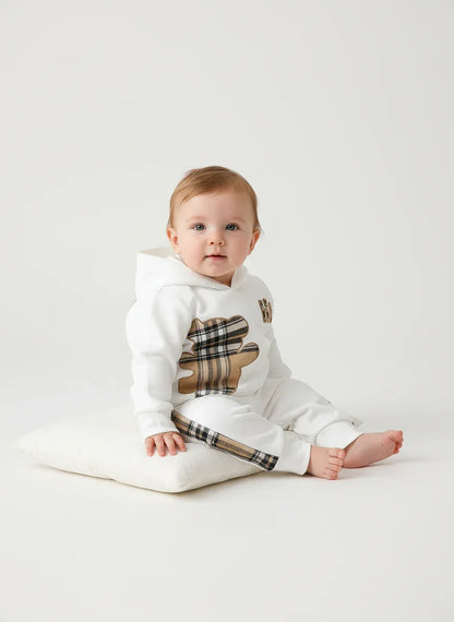 Toddler Bear Hoodie Sweatsuit Set – Cozy Playtime Comfort - LunaKit Baby