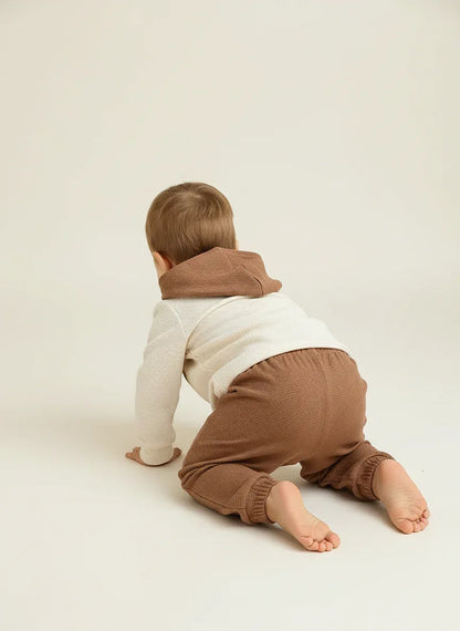 Boys Waffle Hooded Set – Warm Outdoor Comfort for Winter Play - LunaKit Baby