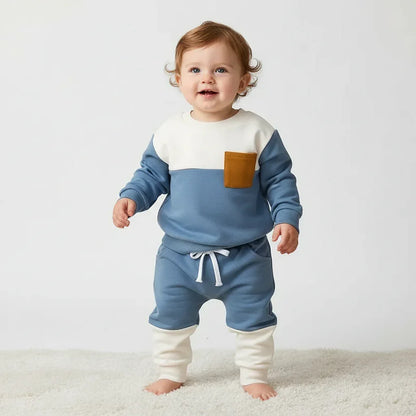 Baby Boy Autumn Outfit Set – Cozy Contrast Style for Everyday Play - LunaKit Baby