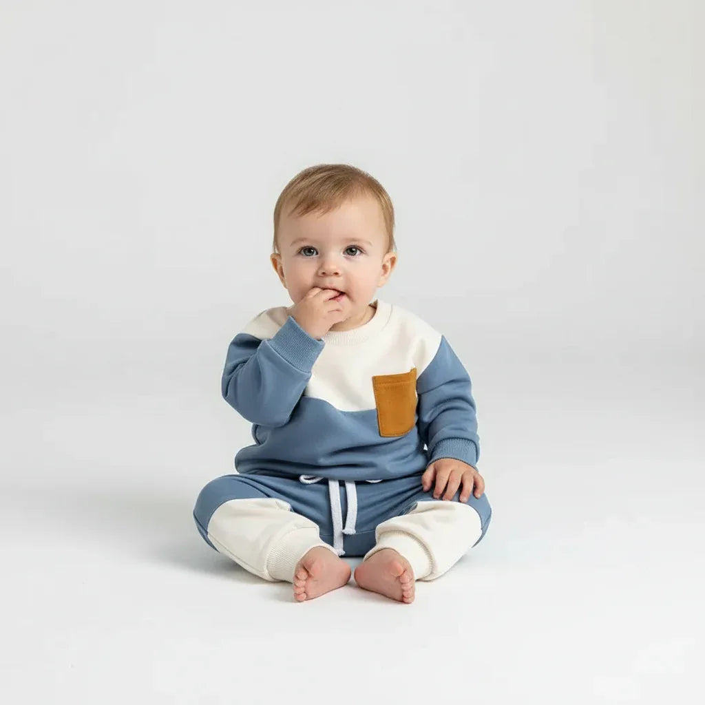 Baby Boy Autumn Outfit Set – Cozy Contrast Style for Everyday Play - LunaKit Baby