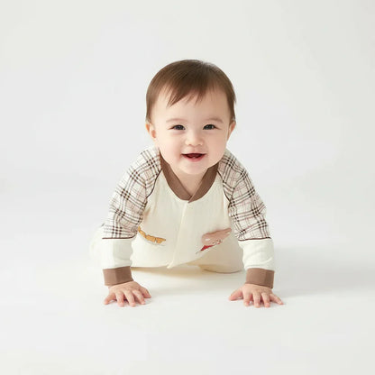 Baby Cotton Romper – Soft All-Season Comfort for Little Explorers - LunaKit Baby