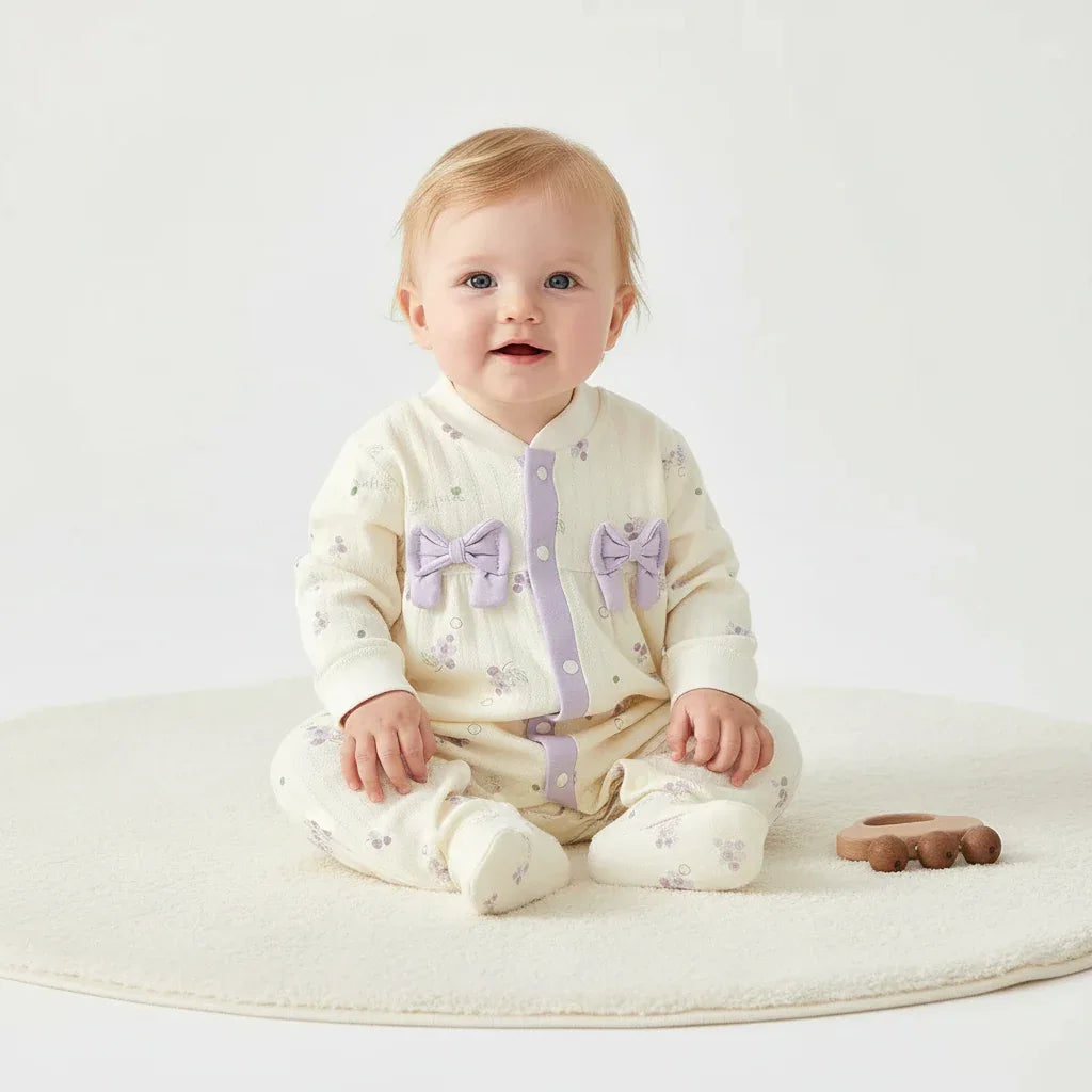Baby Cotton Romper – Soft All-Season Comfort for Little Explorers - LunaKit Baby