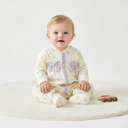 Baby Cotton Romper – Soft All-Season Comfort for Little Explorers - LunaKit Baby