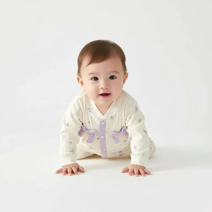 Baby Cotton Romper – Soft All-Season Comfort for Little Explorers - LunaKit Baby