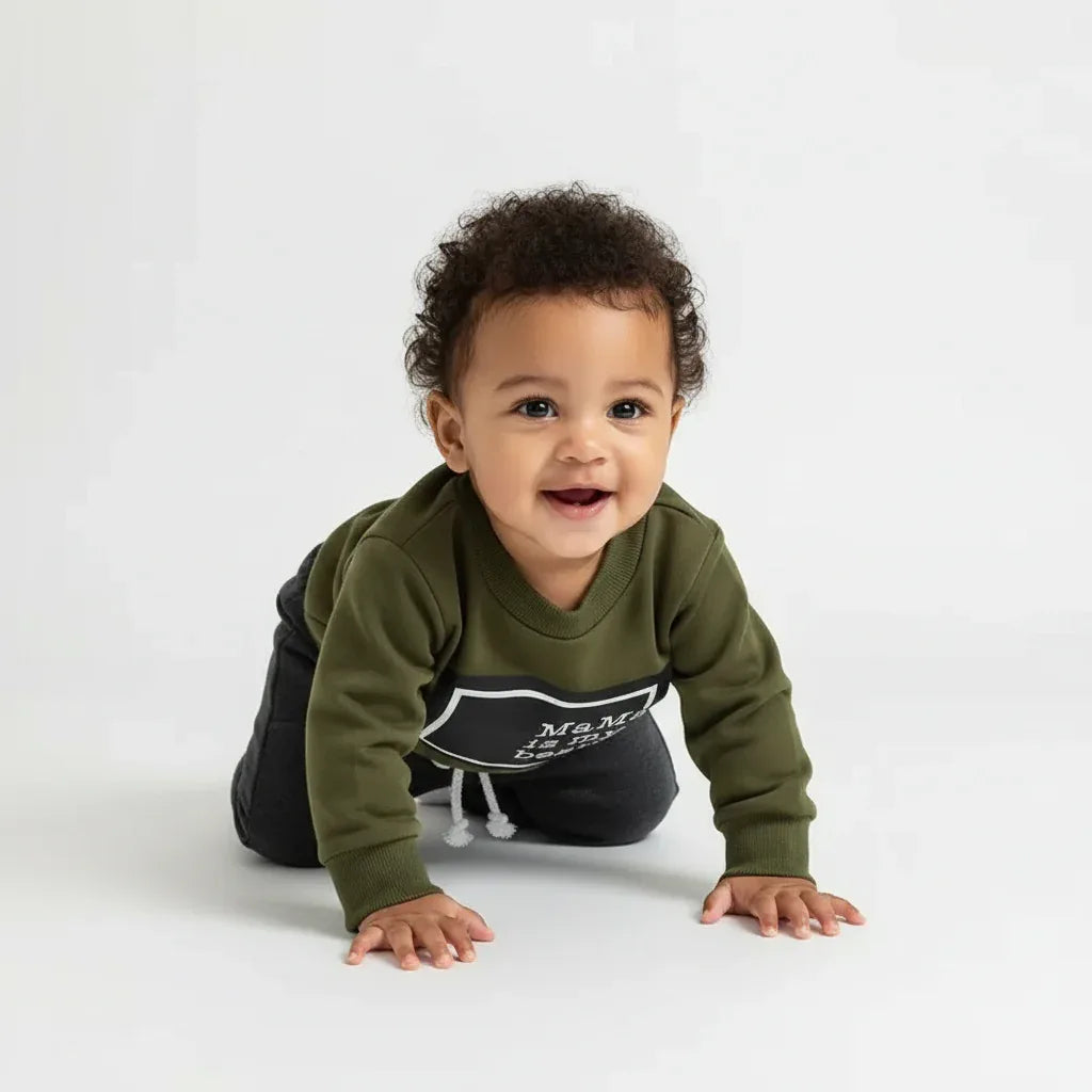 Baby Outfit Set – Soft Letter Style Comfort for Everyday Play - LunaKit Baby