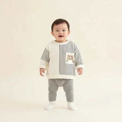 Autumn Long Sleeve T-Shirt – Soft Casual Comfort for Playful Days - LunaKit Baby