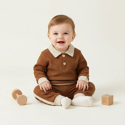 Baby Boy Autumn Clothing Set | Soft Daily Comfort - LunaKit Baby