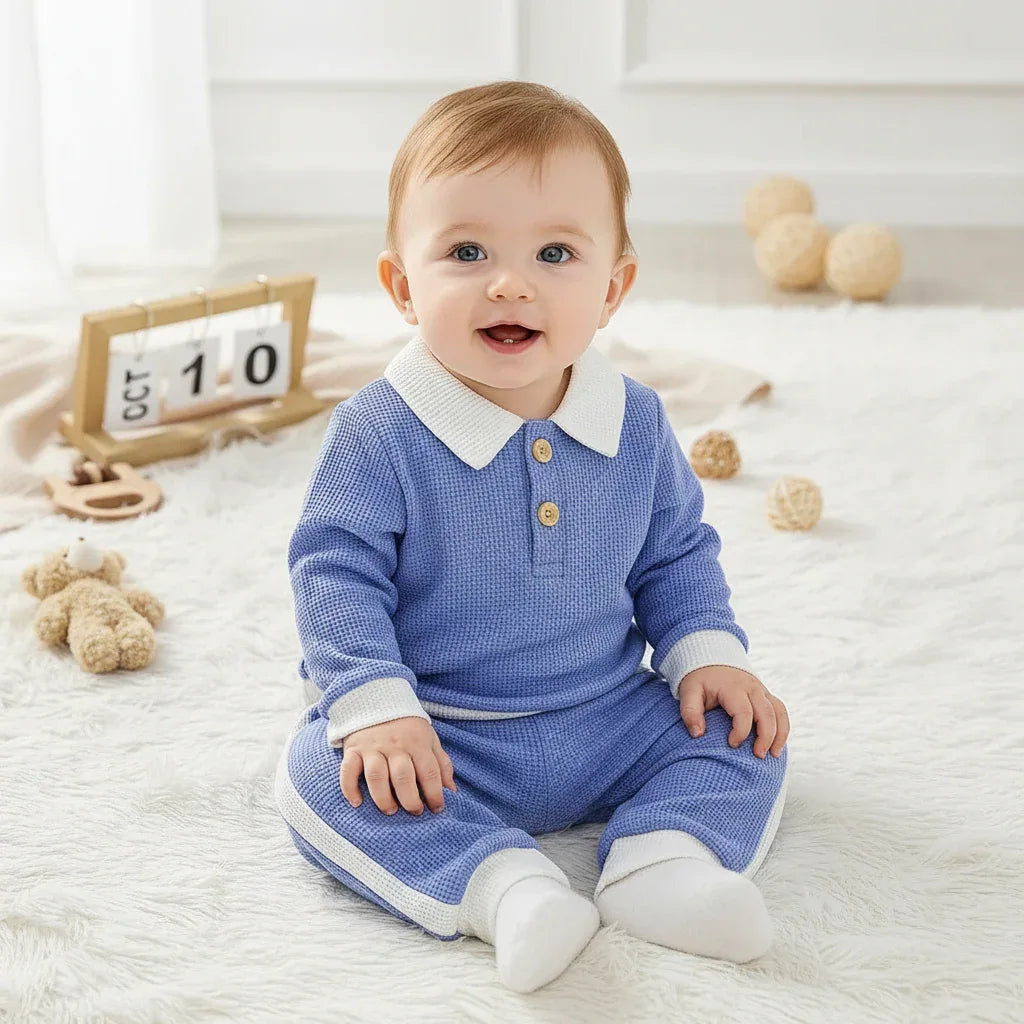 Baby Boy Autumn Clothing Set | Soft Daily Comfort - LunaKit Baby