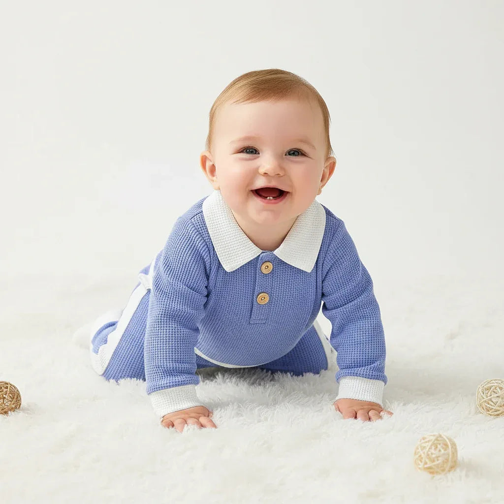 Baby Boy Autumn Clothing Set | Soft Daily Comfort - LunaKit Baby